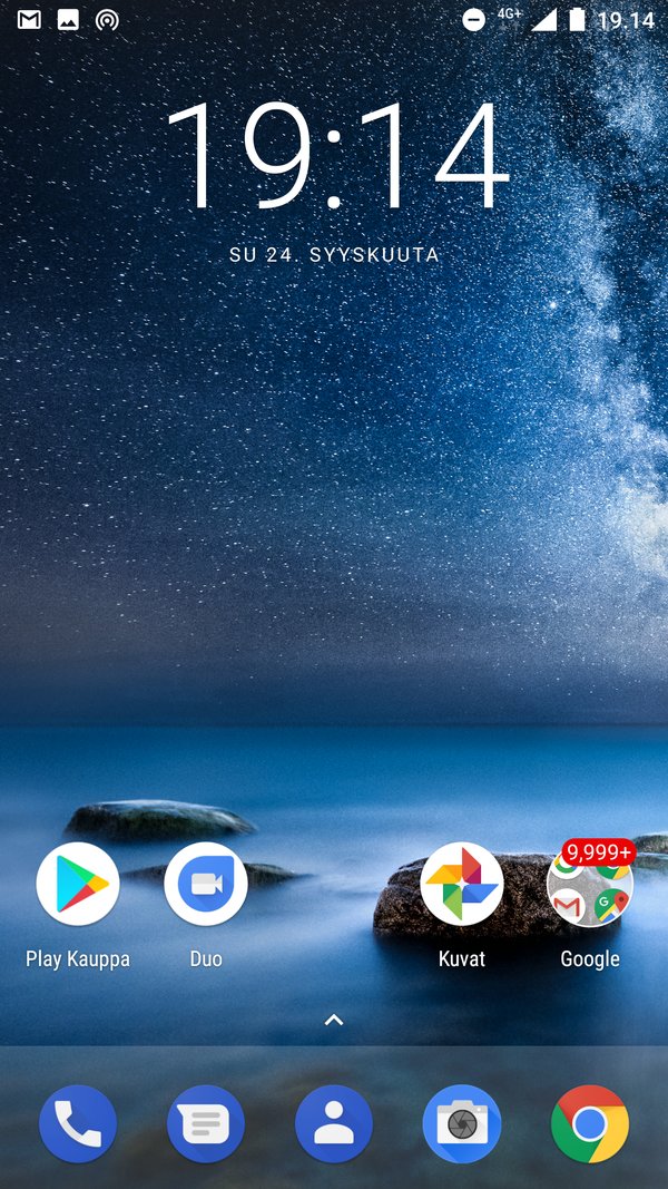 Nokia 8 - Kuvakaappaus