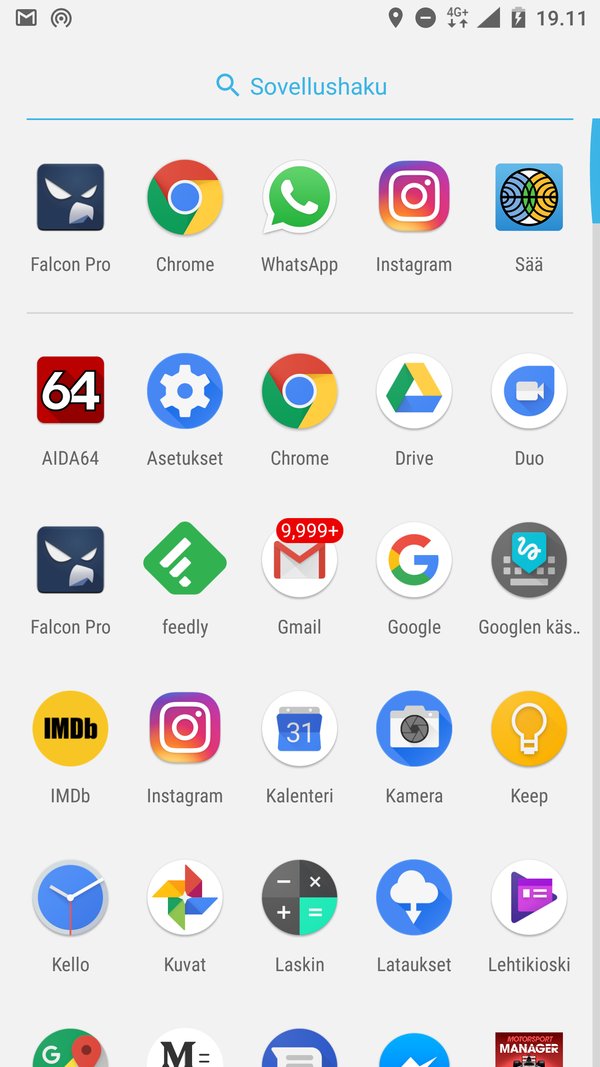 Nokia 8 - Kuvakaappaus